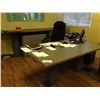Image 1 : CONTENTS OF OFFICE INC. U-SHAPE DESK AND OFFICE CHAIRS