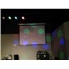 Image 1 : LIGHTING SYSTEM INC. BENQ PROJECTOR, PROJECTOR SCREEN, DISCO BALL, AND OTHER LIGHTING COMPONENTS