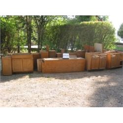 COLLECTIBLE OAK CABINETS
