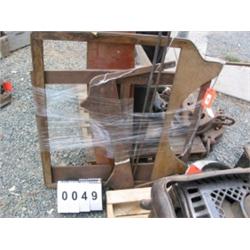 COLLECTIBLE OLD TRUCK WINDSHIELD FRAME