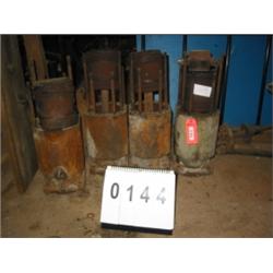 COLLECTIBLE CATERPILLAR 60 PISTONS, RODS, CYLINDERS (4)