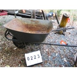 COLLECTIBLE WHEEL BARREL GASOLINE POWERED