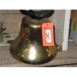 COLLECTIBLE BRASS BELL 12 INCH