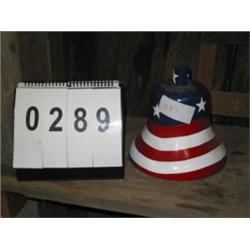 COLLECTIBLE CAST IRON BELL 12 INCH