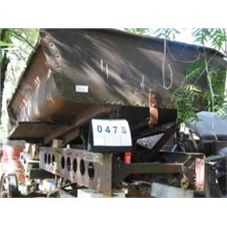 COLLECTIBLE ANTIQUE TRUCK COAL AND ICE BODY
