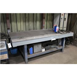 STEEL 8'X4' WORK TABLE