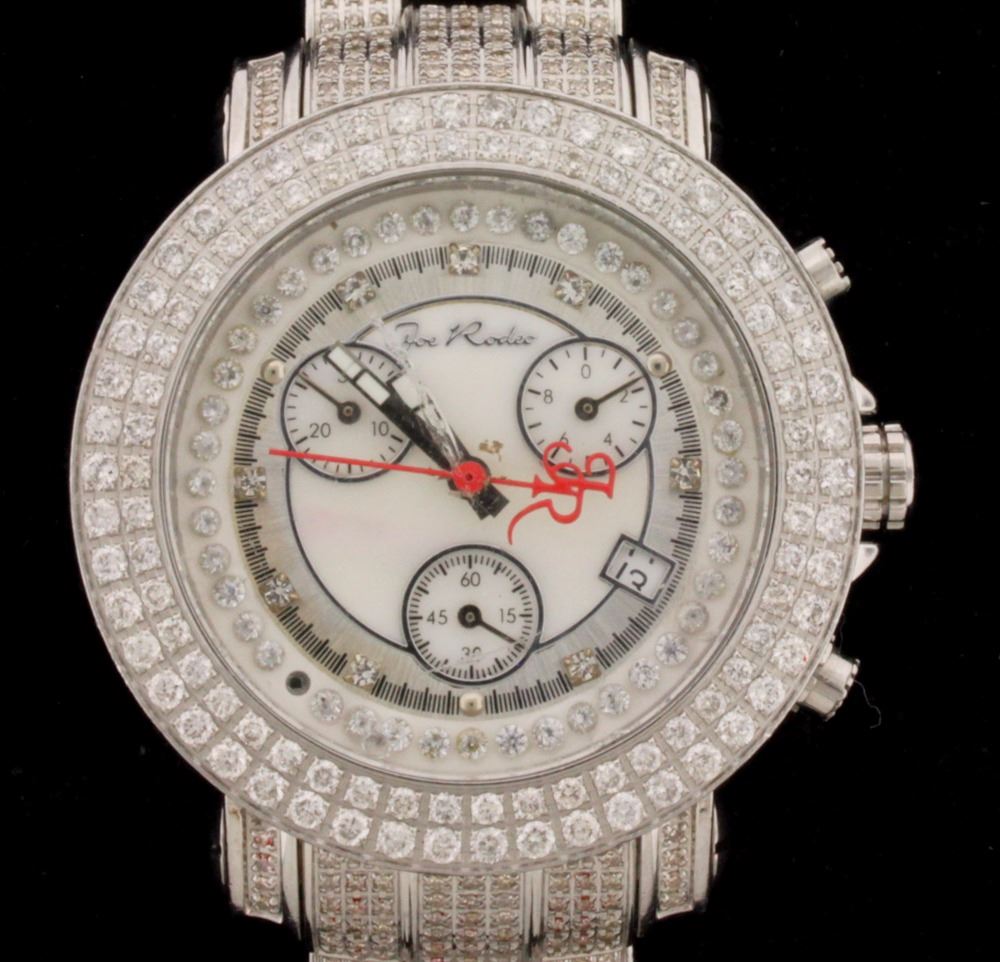 WATCH: [1] Stainless steel ladies Joe Rodeo RIO watch with a white ...