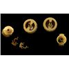 Image 3 : EARRINGS:  [1 pair] 14KYG earrings set with 88 round diamonds, approx. 1.32 cttw., good/ H/I/ VS2-SI