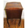 Image 6 : Furniture (1): French style night stand, veneer is missing on top. (poor condition) 27.5" x 15" x 14