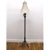 Image 5 : Furniture (1): Brushed silver tone torchier lamp 72.75" high, dented base, switch broken. Furniture 