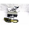 Image 2 : Clothing (1): pair ASICS 9.5 (new in box) Gel 150 TR White Navy Silver