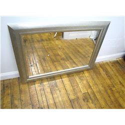 Furniture (1): Decorative silver leaf frame mirror – 33  x 44 