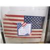Image 1 : Misc. Personal Property: Framed small American flag with a story about its acquisition