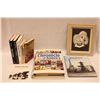 Image 1 : Containing Book Paris Book-Chronicles of America with Cardboard Cover Picture frame with picture of