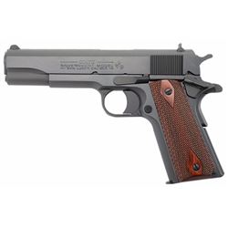 Colt Mfg O1992 1991Blued Single 9mm 5  9+1 Rosewood Grip Blued Frame