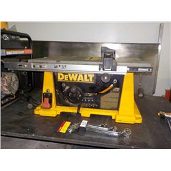 DEWALT DW744 SITE TABLE SAW