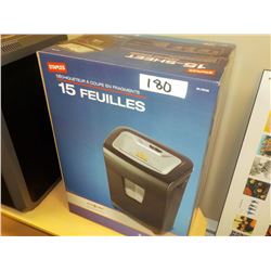 STAPLES SPL-TXC15A CROSS CUT PAPER SHREDDER