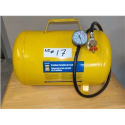 5 GALLON COMPRESSED AIR TANK
