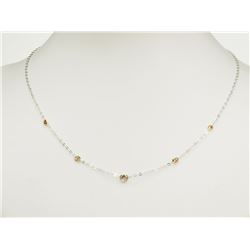 #7-10K YELLOW-WHITE GOLD FANCY LINK DIAMOND