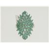 Image 1 : #17-STERLING SILVER EMERALD (6.99 CT) RING