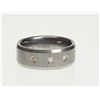 Image 1 : #43-TUNGSTEN 3 DIAMONDS RING