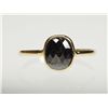 Image 1 : #44-14K GOLD BLACK DIAMOND RING