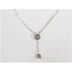 #11-14K GOLD COGNAC DIAMOND NECKLACE