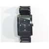 Image 1 : #25-MOVADO ESQ DIAMOND RECTANGULAR BLACK