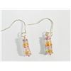 Image 1 : #33-14K GOLD FANCY COLOUR SAPPHIRE DROP EARRINGS