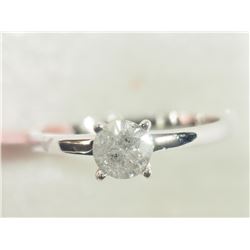 #34-14K GOLD DIAMOND SOLITAIRE RING