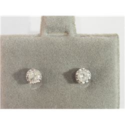 #40-14K GOLD DIAMOND EARRINGS