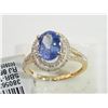 Image 2 : #49-14K GOLD TANZANITE RING