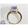 Image 3 : #49-14K GOLD TANZANITE RING