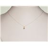 Image 2 : #7-14K YELLOW GOLD CROSS NECKLACE