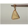 Image 2 : #15-14K YELLOW GOLD OPAL PENDANT