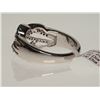 Image 3 : #24-.925 SILVER DIAMOND RING W/ COA SIZE 7