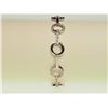 Image 3 : #30-.925 SILVER DIAMOND BRACELET W/ COA