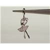 Image 1 : #40-STERLING SILVER BALLERINA PENDANT NECKLACE