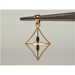 #48-14K YELLOW GOLD PENDANT