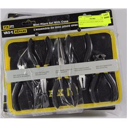 LOT OF 5 FIVE PIECE MINI PLIER SETS