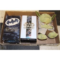 TWO COLLECTORS VHS SETS INCL.BATMAN,STARWARS &