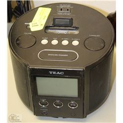 TEAC PERSONAL IPOD ALARM CLOCK STEREO