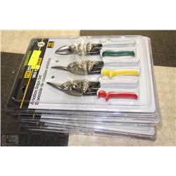 LOT OF 6 THREE PACKS OF AVIATION SNIPS