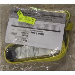 MSA 2-LEG LANYARD NEW IN BAG 6' ADJUSTABLE