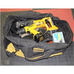 DEWALT CORDLESS DRILL AND SAWZALL
