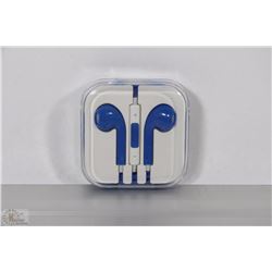 NEW EARBUD HEADPHONES W/VOLUME CONTROL