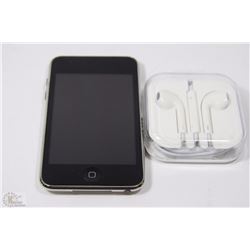 8GB APPLE IPOD TOUCH W/NEW EARBUD HEADPHONES