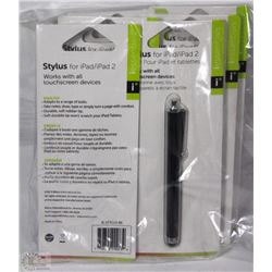 LOT OF 6 NEW STYLUS PENS FOR IPAD/IPAD 2