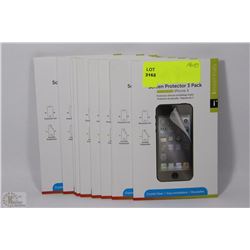 LOT OF 9 SCREEN PROTECTOR THREE PACKS