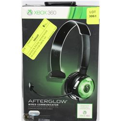 PDP XBOX 360 AFTERGLOW WIRED COMMUNICATOR HEADSET
